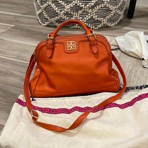 Tory Burch Orange Leather Bag